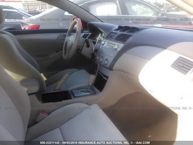 4T1CA38P94U022716 - 2004 TOYOTA CAMRY SOLARA SE/SLE Qırmızı foto 5