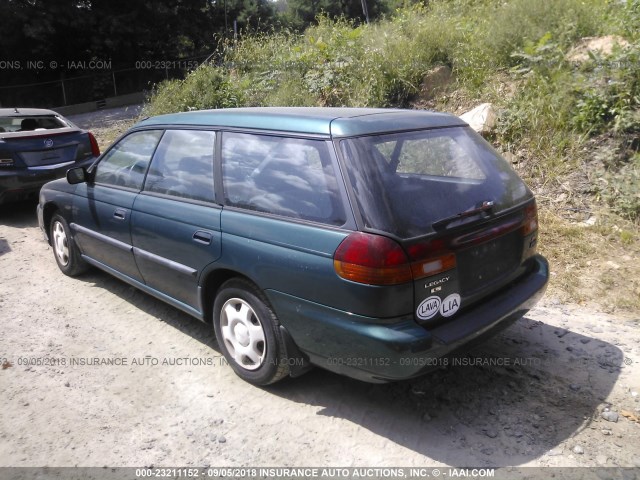 4S3BK4351W7304360 - 1998 SUBARU LEGACY L 青色 照片 3