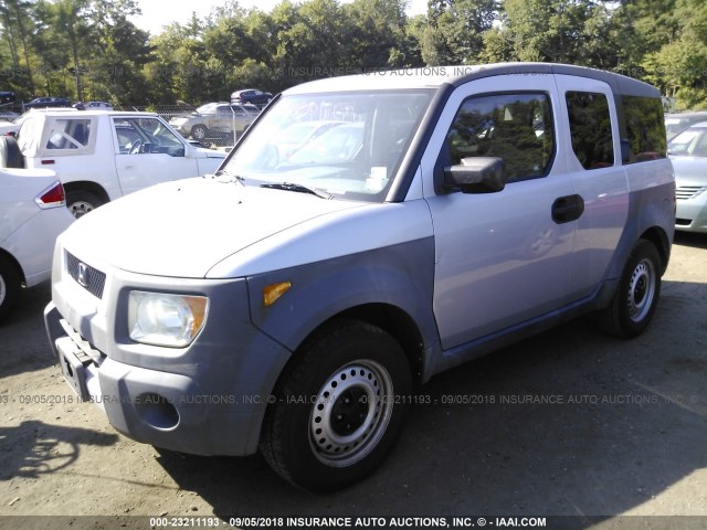 5J6YH283X4L034936 - 2004 HONDA ELEMENT LX SILVER photo 2