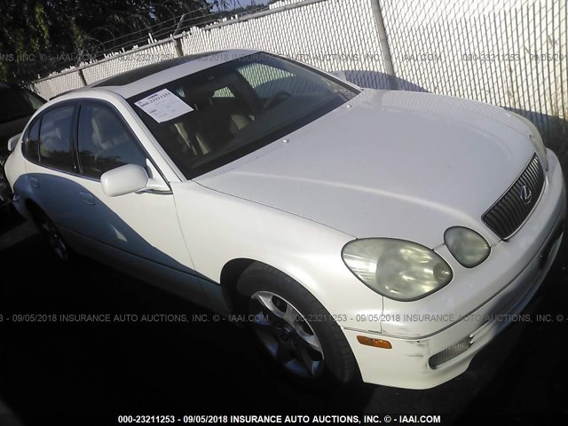 JT8BD69S420151669 - 2002 LEXUS GS 300 WHITE photo 1