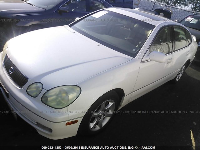 JT8BD69S420151669 - 2002 LEXUS GS 300 WHITE photo 2