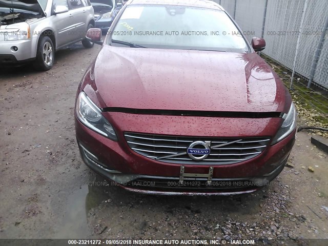 YV140MEB4F1197786 - 2015 VOLVO V60 PREMIER RED photo 6