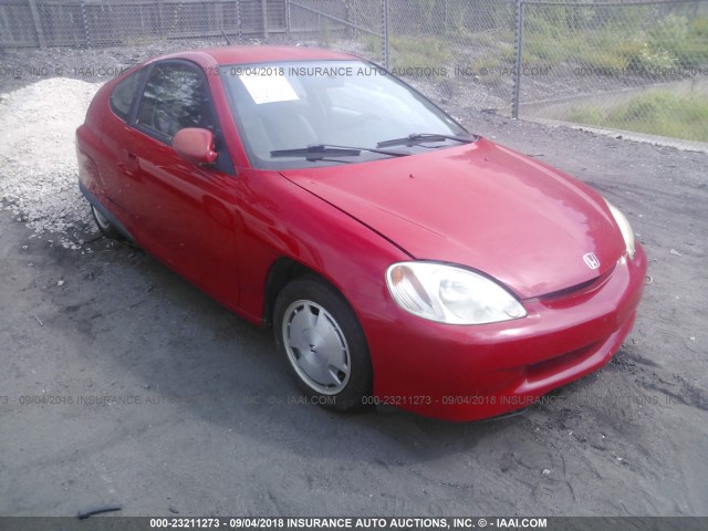 JHMZE1357YT002374 - 2000 HONDA INSIGHT RED photo 1