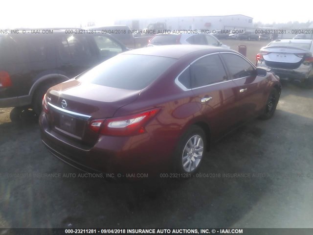 1N4AL3AP7GN329631 - 2016 NISSAN ALTIMA 2.5/S/SV/SL/SR RED photo 4