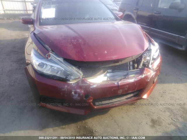 1N4AL3AP7GN329631 - 2016 NISSAN ALTIMA 2.5/S/SV/SL/SR RED photo 6