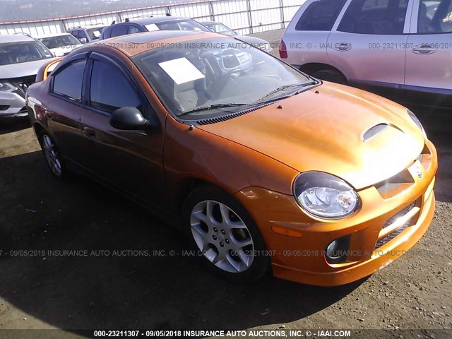 1B3ES66S05D108230 - 2005 DODGE NEON SRT-4 ORANGE photo 1