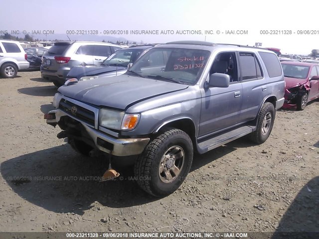 JT3HN86R3T0022608 - 1996 TOYOTA 4RUNNER SR5 GREEN photo 2