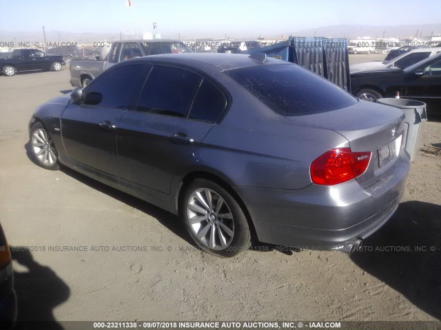 WBAPH5G50BNM75592 - 2011 BMW 328 I SULEV GRAY photo 3