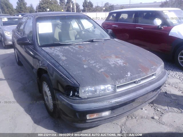 1HGCB7667MA128474 - 1991 HONDA ACCORD EX/EX-R BLACK photo 1