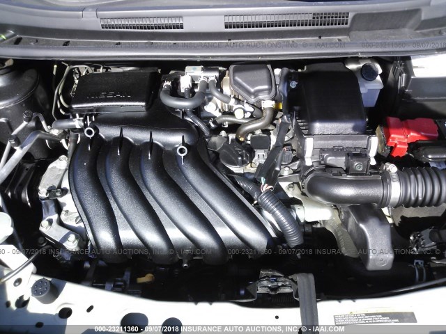 3N1CE2CPXHL358565 - 2017 NISSAN VERSA NOTE S/S PLUS/SV/SL/SR GRAY photo 10