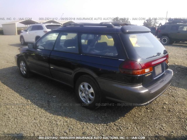 4S3BG6852X7645676 - 1999 SUBARU LEGACY OUTBACK/SSV/LIMITED/30TH BLUE photo 3