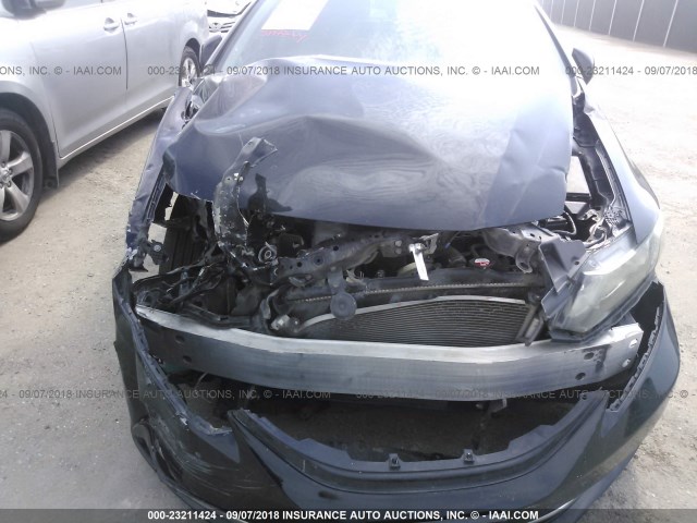 19XFB2F92DE022908 - 2013 HONDA CIVIC EXL BLACK photo 6