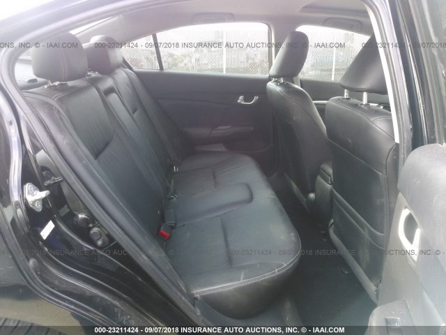 19XFB2F92DE022908 - 2013 HONDA CIVIC EXL BLACK photo 8