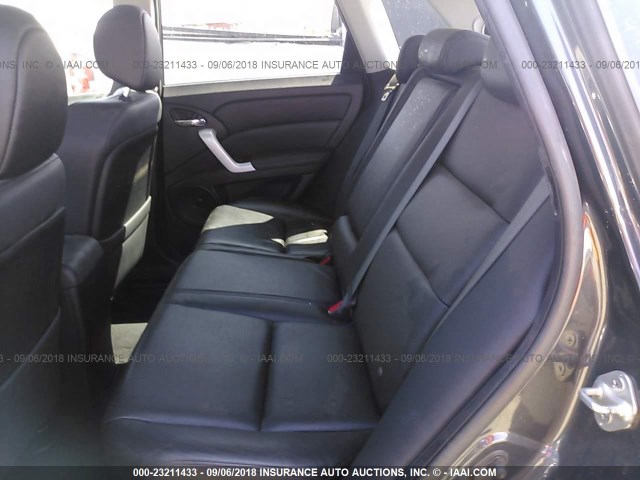 5J8TB18537A006989 - 2007 ACURA RDX TECHNOLOGY GRAY photo 8