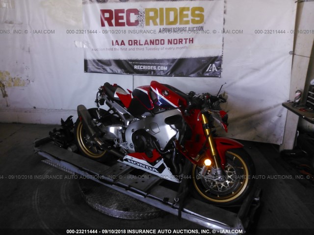 JH2SC7770HK000096 - 2017 HONDA CBR1000 SP RED photo 1