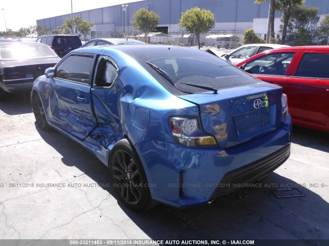JTKJF5C71GJ023535 - 2016 TOYOTA SCION TC 蓝色 照片 3