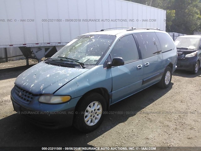 1P4GP44G5XB544254 - 1999 PLYMOUTH GRAND VOYAGER SE/EXPRESSO TEAL photo 2