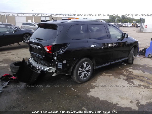 5N1DR2MN4JC636120 - 2018 NISSAN PATHFINDER S/SV/SL/PLATINUM BLACK photo 4