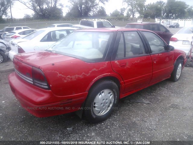 1G3WH52MXTF359535 - 1996 OLDSMOBILE CUTLASS SUPREME SL RED photo 4