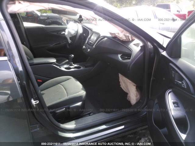 1G1ZB5ST1JF105515 - 2018 CHEVROLET MALIBU LS 灰色 照片 5