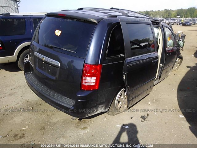 2A8HR54P18R128707 - 2008 CHRYSLER TOWN & COUNTRY TOURING BLUE photo 4