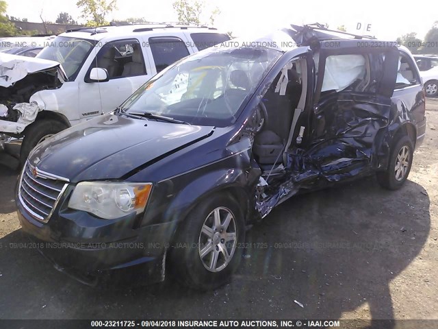 2A8HR54P18R128707 - 2008 CHRYSLER TOWN & COUNTRY TOURING BLUE photo 6