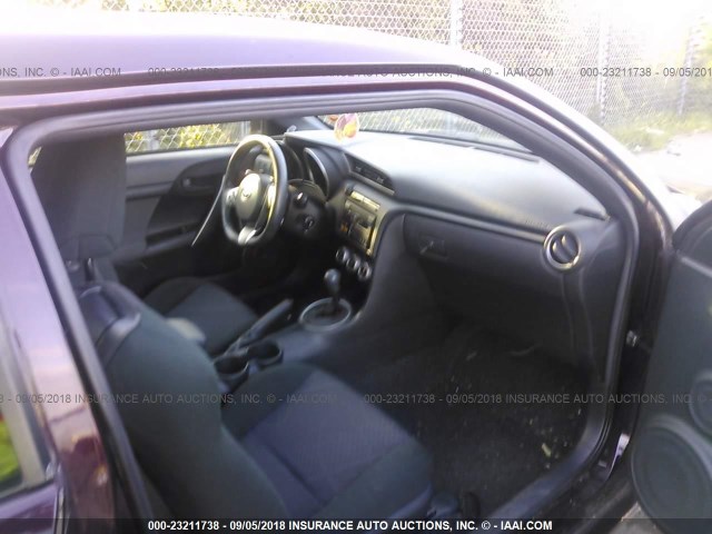 JTKJF5C77D3059990 - 2013 TOYOTA SCION TC 紫色 照片 5