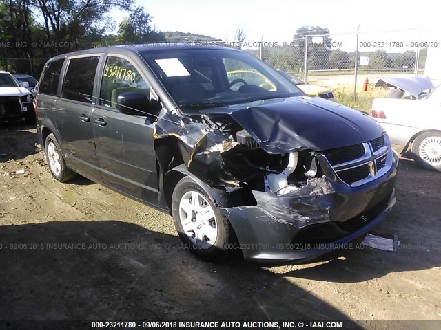 2C4RDGBG8CR385638 - 2012 DODGE GRAND CARAVAN SE BLACK photo 6