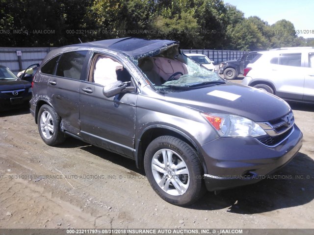 5J6RE3H73AL006719 - 2010 HONDA CR-V EXL BROWN photo 1