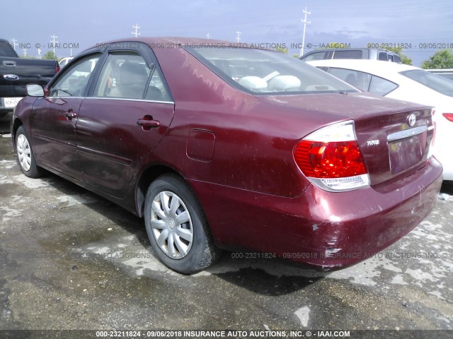 4T1BE32KX5U039488 - 2005 TOYOTA CAMRY LE/XLE/SE Tünd qırmızı foto 3