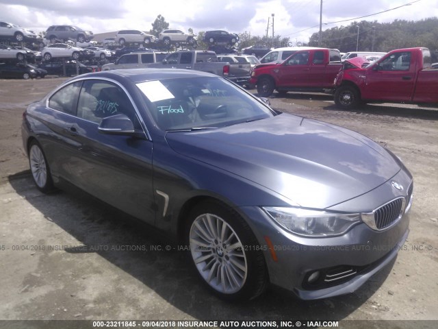 WBA3N3C50EF710654 - 2014 BMW 428 I GRAY photo 6