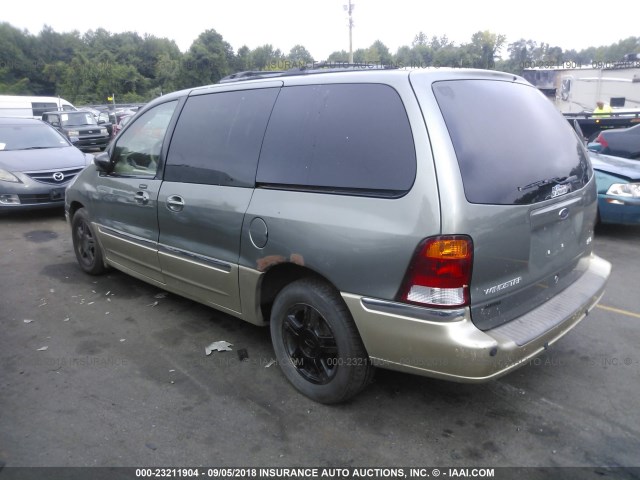 2FMZA53481BC15024 - 2001 FORD WINDSTAR SEL GRAY photo 3