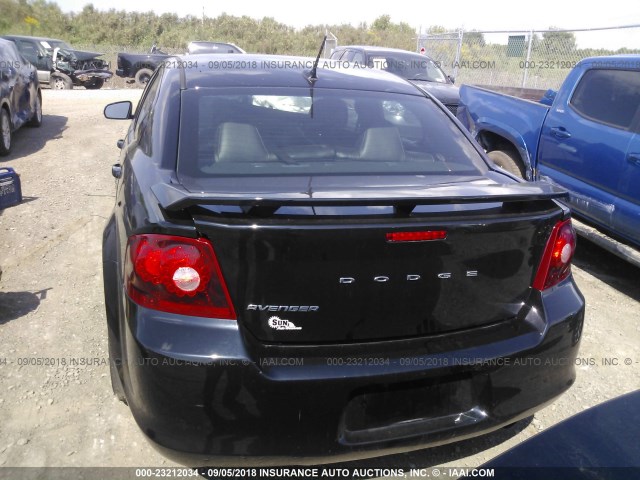 1C3CDZCB4DN710759 - 2013 DODGE AVENGER SXT BLACK photo 8