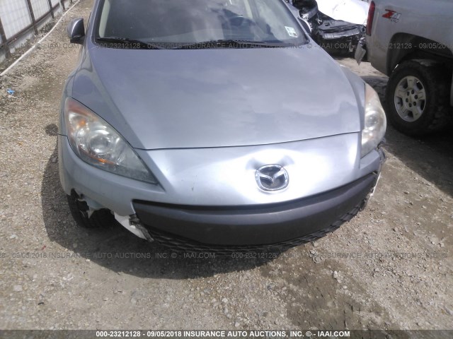 JM1BL1UF6C1622556 - 2012 MAZDA 3 I SILVER photo 6