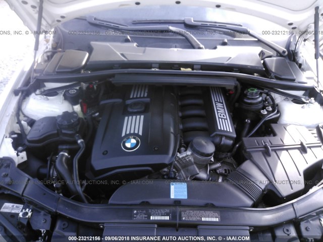 WBAVC73578KP37982 - 2008 BMW 328 XI SULEV WHITE photo 10