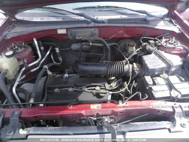 4F2YZ92B14KM10764 - 2004 MAZDA TRIBUTE DX 勃艮第红 照片 10