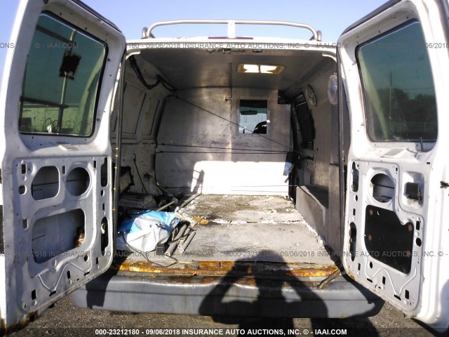 1FTSE34L43HB31552 - 2003 FORD ECONOLINE E350 SUPER DUTY VAN WHITE photo 8