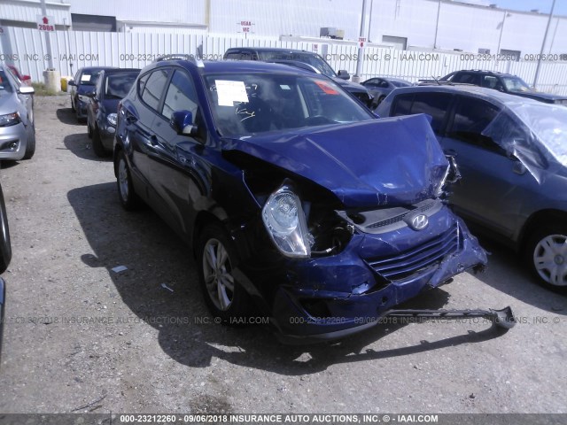 KM8JUCAC1BU238434 - 2011 HYUNDAI TUCSON GLS/LIMITED 蓝色 照片 1