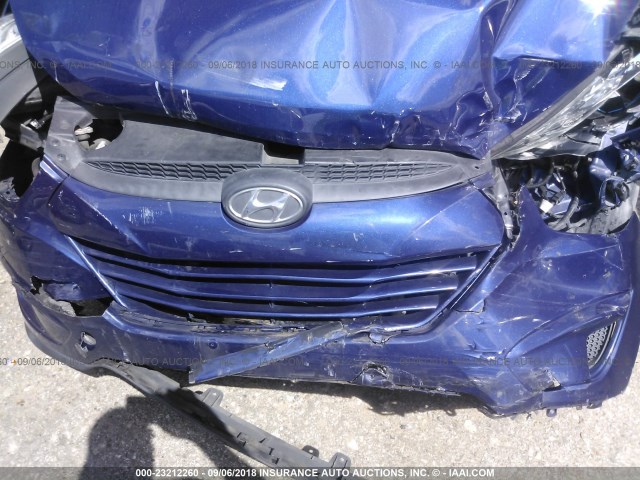KM8JUCAC1BU238434 - 2011 HYUNDAI TUCSON GLS/LIMITED 蓝色 照片 6