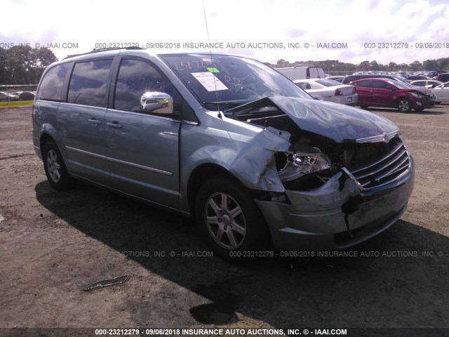 2A4RR8DX5AR427940 - 2010 CHRYSLER TOWN & COUNTRY TOURING PLUS BLUE photo 1