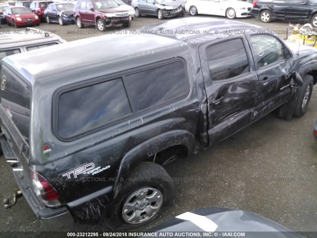 3TMLU4EN7BM075887 - 2011 TOYOTA TACOMA DOUBLE CAB GRAY photo 6