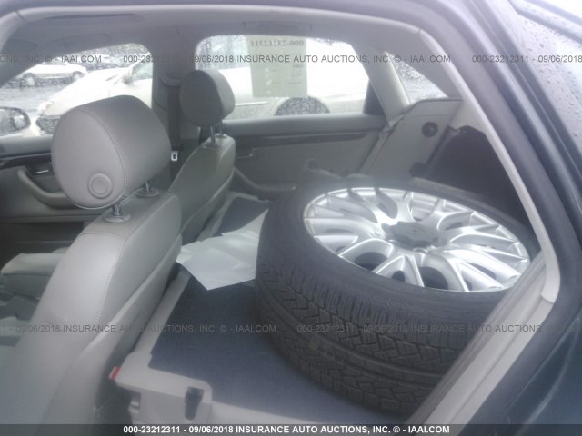 WAUDF78E48A142668 - 2008 AUDI A4 2.0T QUATTRO GRAY photo 8