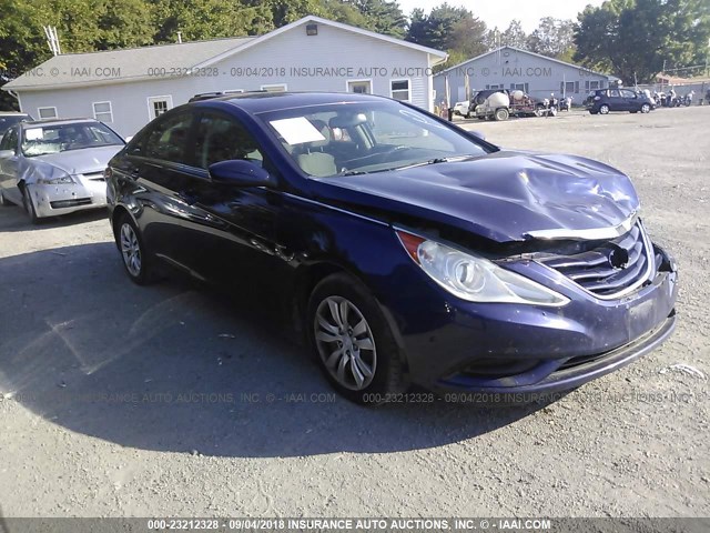 5NPEB4AC5DH553462 - 2013 HYUNDAI SONATA GLS PURPLE photo 1