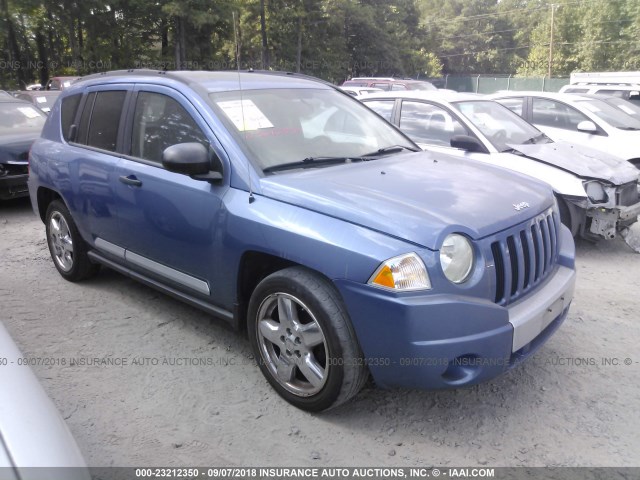 1J8FF57W47D144825 - 2007 JEEP COMPASS LIMITED BLUE photo 1