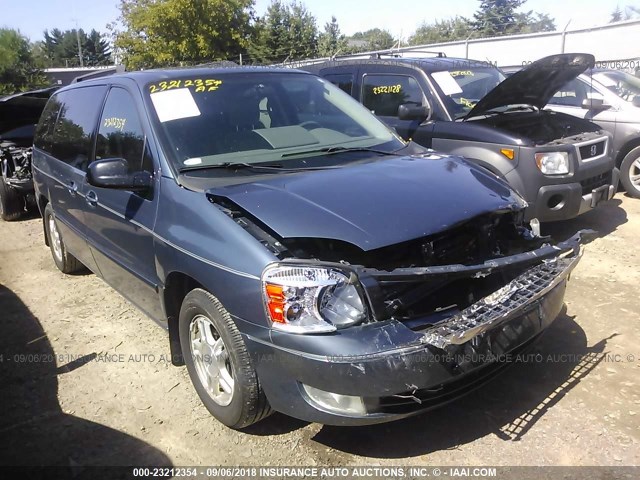 2FMZA522X6BA63190 - 2006 FORD FREESTAR SEL BLUE photo 1