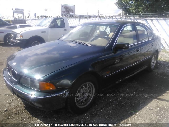 WBADD6321WBW30609 - 1998 BMW 528 I AUTOMATIC GREEN photo 2