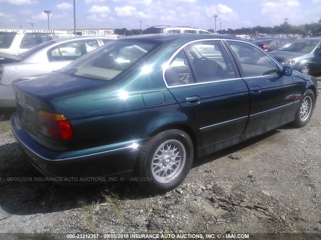WBADD6321WBW30609 - 1998 BMW 528 I AUTOMATIC GREEN photo 4