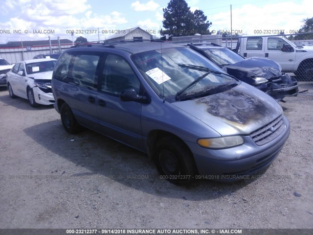 2P4FP2536VR203617 - 1997 PLYMOUTH VOYAGER PURPLE photo 1