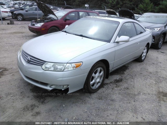 2T1CF28P12C582367 - 2002 TOYOTA CAMRY SOLARA SE/SLE Gümüş foto 2