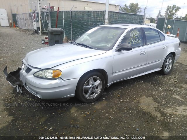 1G2NF52FX3C112136 - 2003 PONTIAC GRAND AM SE1 SILVER photo 2